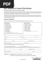 AP Score Cancellation Form 240603 160930 | PDF | Advanced Placement