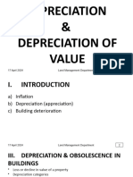 4.0 Appreciation & Depreciation