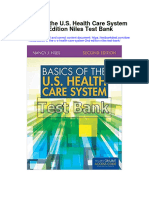 Full Basics of The U S Health Care System 2Nd Edition Niles Test Bank PDF