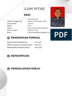 CV Muhamad Arif