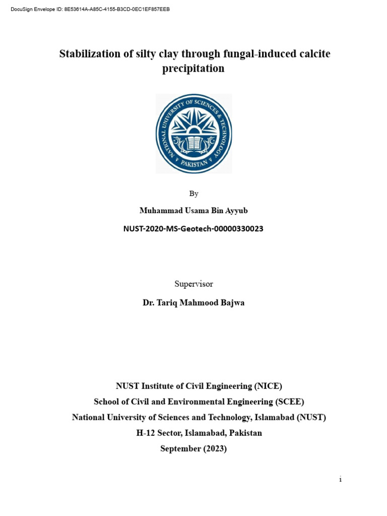 Final Thesis UA Sep., 19, 2023 | PDF | Soil | Natural Materials