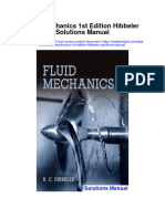 Full download Fluid Mechanics 1St Edition Hibbeler Solutions Manual pdf