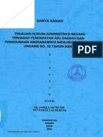 KI - Jamillah - Tinjauan Hukum Administrasi Negara