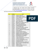 Memo Pengumuman Lolos Tahap MCU LNG Academy 2023-2