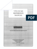 Linkam VTO232M1 Reference Manual