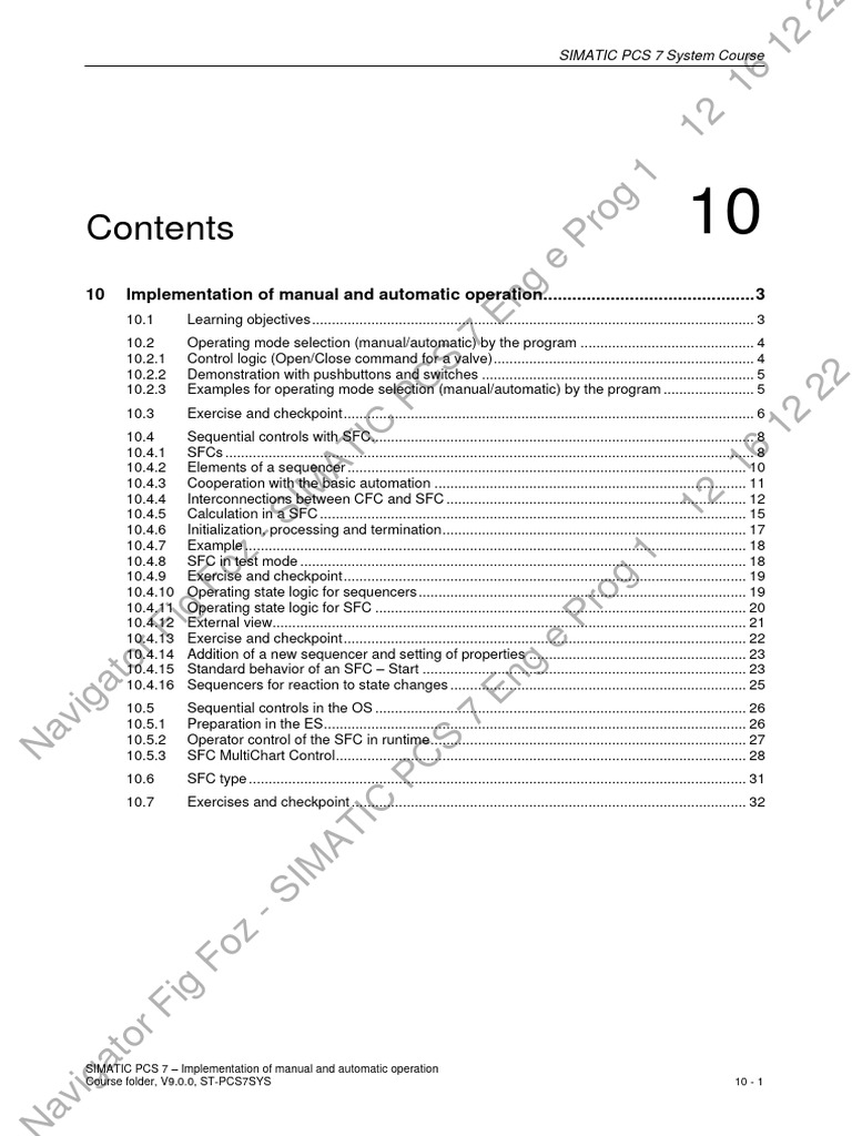 SIMATIC PCS 7 Manual & Auto Ops | PDF | Electronics | Electrical ...