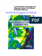 Full Download Introductory Chemistry Concepts and Critical Thinking Corwin 7Th Edition Solutions Manual PDF