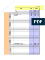 Food Cost and Price Tool