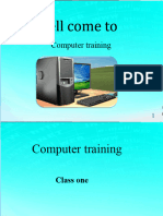 Well Come To Well Come To: Computer Training