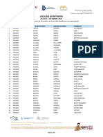 Lista Aceptados Agosto Diciembre 2022