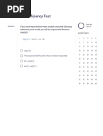 Program Enrollment Test Quiz - WorldQuant University MSC FINANCE