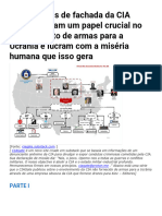 As Empresas de Fachada Da CIA Desempenham Um Papel Crucial No Fornecimento de Armas para A Ucrânia e Lucram Com A Miséria Humana Que Isso Gera