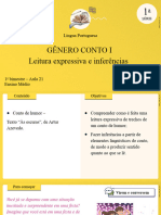 Gênero Conto I Leitura Expressiva e Inferências: Língua Portuguesa