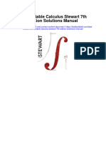 Full download Multivariable Calculus Stewart 7Th Edition Solutions Manual pdf