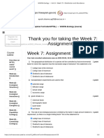 Wildlife Ecology - Unit 9 - Week (7) - Distribution and Abundance