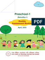Assessment Booklet Preschool 1 April