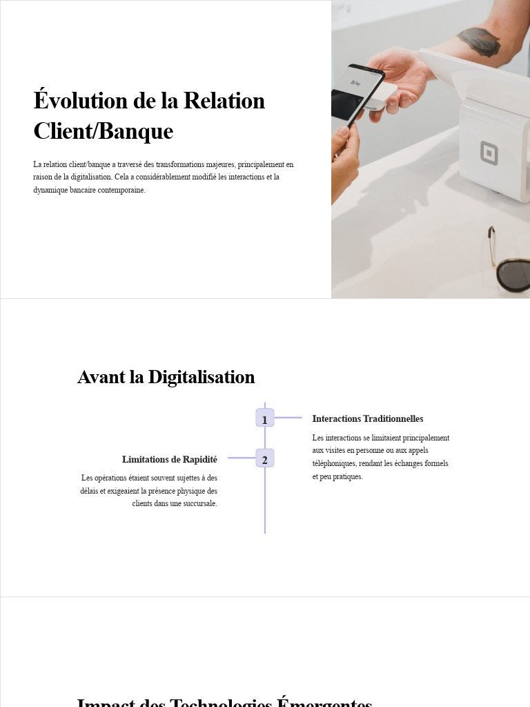 Transformation de la Relation Client/Banque | PDF | Banques | Guichet ...