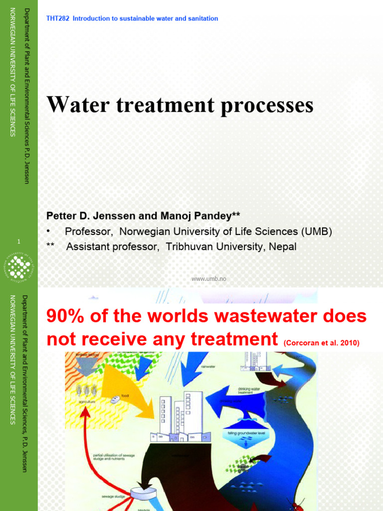 Wastewater Treatment Processes Explained | PDF | Sewage Treatment ...