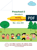 Assessment Booklet Preschool 3 May June