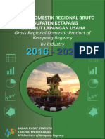 Produk Domestik Regional Bruto Kabupaten Ketapang Menurut Lapangan Usaha 2016-2020
