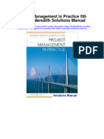 Full Download Project Management in Practice 5Th Edition Meredith Solutions Manual PDF