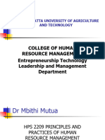 Strategic Human Resource Management