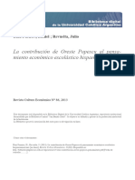 Díaz Fuentes, Daniel y Revuelta, Julio - La Contribución de Oreste Popescu Al Pensamiento Económico Escolástico Hispanoamericano