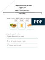 Ficha de Apoio I 2ª 2024