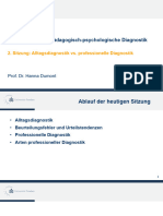 Pädagogisch-Psychologische Diagnostik - 02.sitzung - Alltags - vs. Professionelle Diagnostik