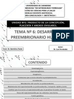 T6. Desarrollo Preembrionario Humano