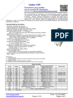 Transdutor Corrente DC Linha CDC