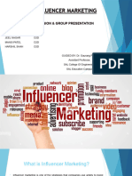 Influencer Marketing: Group Discussion & Group Presentation