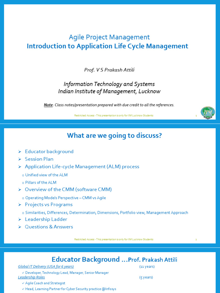 1-Intro To AML | PDF | Software Development Process | Project Management