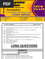 11th Computer New Book 2025 Punjab Text Book Board | PDF