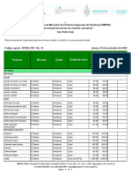 2.7. Reporte Semanal Precios Productos Pecuarios El Dandy