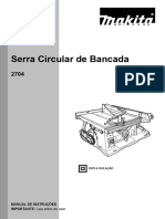 Serra Circular de Bancada: Manual de Instruções IMPORTANTE: Leia Antes de Usar