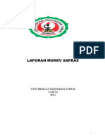 Laporan Monev Sarana Prasarana 2023