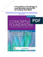 Full Conceptual Foundations The Bridge To Professional Nursing Practice 6Th Edition Friberg Test Bank PDF