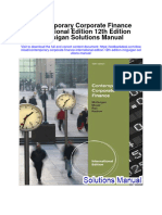 Download full Contemporary Corporate Finance International Edition 12Th Edition Mcguigan Solutions Manual pdf
