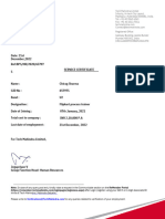 Tech Mhidra Relieving Letter PDF