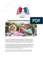 Organización de La Rutina Escolar