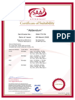 Se Power Optimizer Saa Addendum Certificate 170154 Aus
