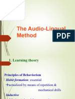 The Audio-Lingual Method