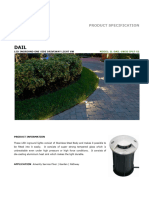 Dail - Led Inground Driveway Light 6W - Specification 2