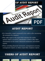 Types of Audit Report