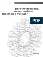 QL0208 Istruzioni Per L'uso e La Manutenzione Riduttori Variatori - VERSIONE COMPLETA - Rev 9 - IT