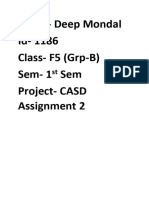 Deep Mondal Casd Assignment