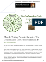 Muscle Testing Parasite Samples - The Confirmation Circle For Ivermectin 14 - The Blog of Leonard Carter