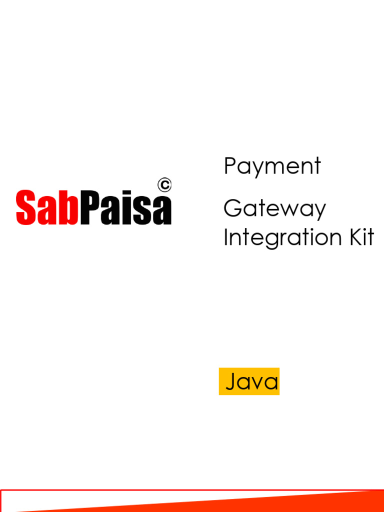 SabPaisa Payment Gateway Integration Guide | PDF | Computer Science ...