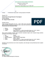 PetroChina International LTD - Operator K3 Manlift (Disnaker)